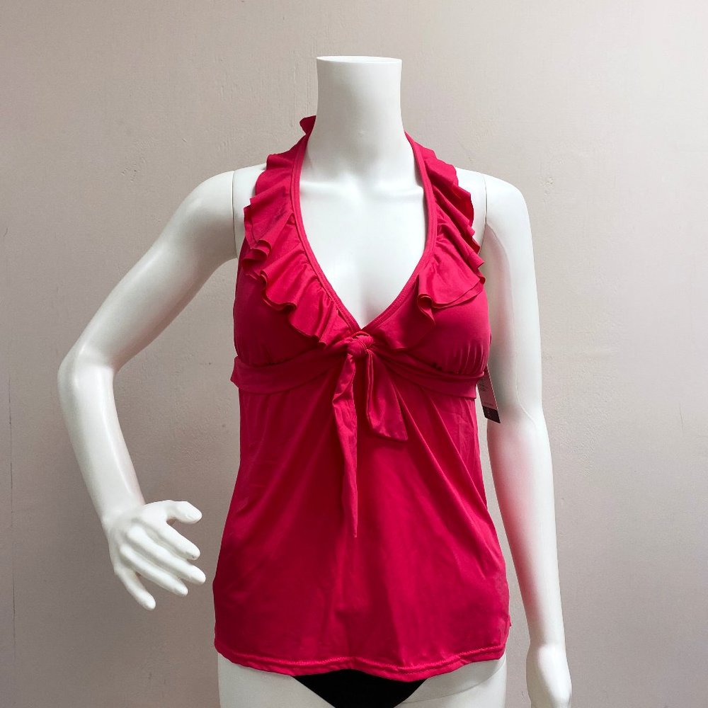 Kenneth Cole Reaction Pink Tankini Size L  NWT